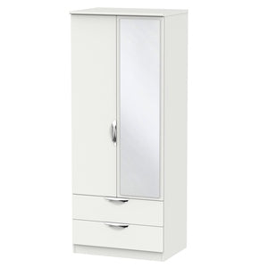 CAM062 2ft6in 2 Drawer Mirror Robe