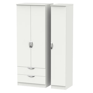 Tall Triple 2 Drawer Robe