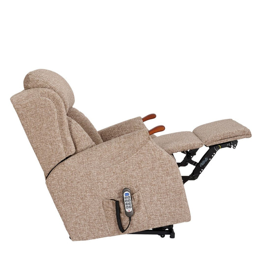 Canterbury Petite Recliner Cloud Zero With Head Rest & Lumber