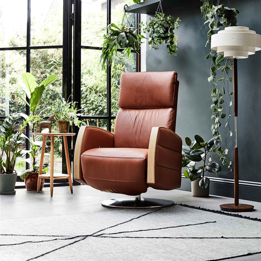 Noto Reclining Leather Armchair