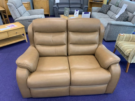 Michigan 2 Seat Leather Sofa