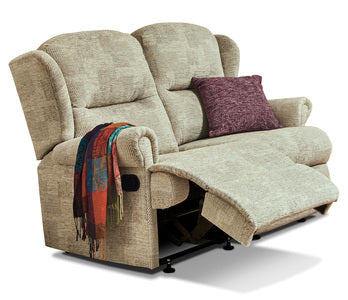 Small Rechargeable Powered Reclining 2-seater