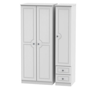 PEM150 Triple Plain + Drawer Robe