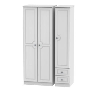 PEM160 Tall Triple Plain + Drawer Robe