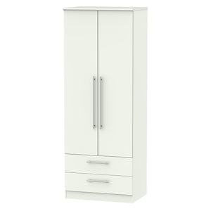 SHE081 Tall 2ft6in 2 Drawer Robe