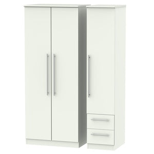 SHE150 Triple Plain + Drawer Robe