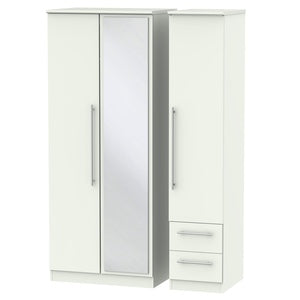 SHE157 Triple Mirror + Drawer Robe