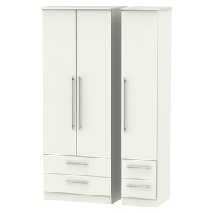 SHE161 Tall Triple 2 Drawer + Drawer Robe