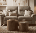 Olivia Small Leather 2 Seat Sofa