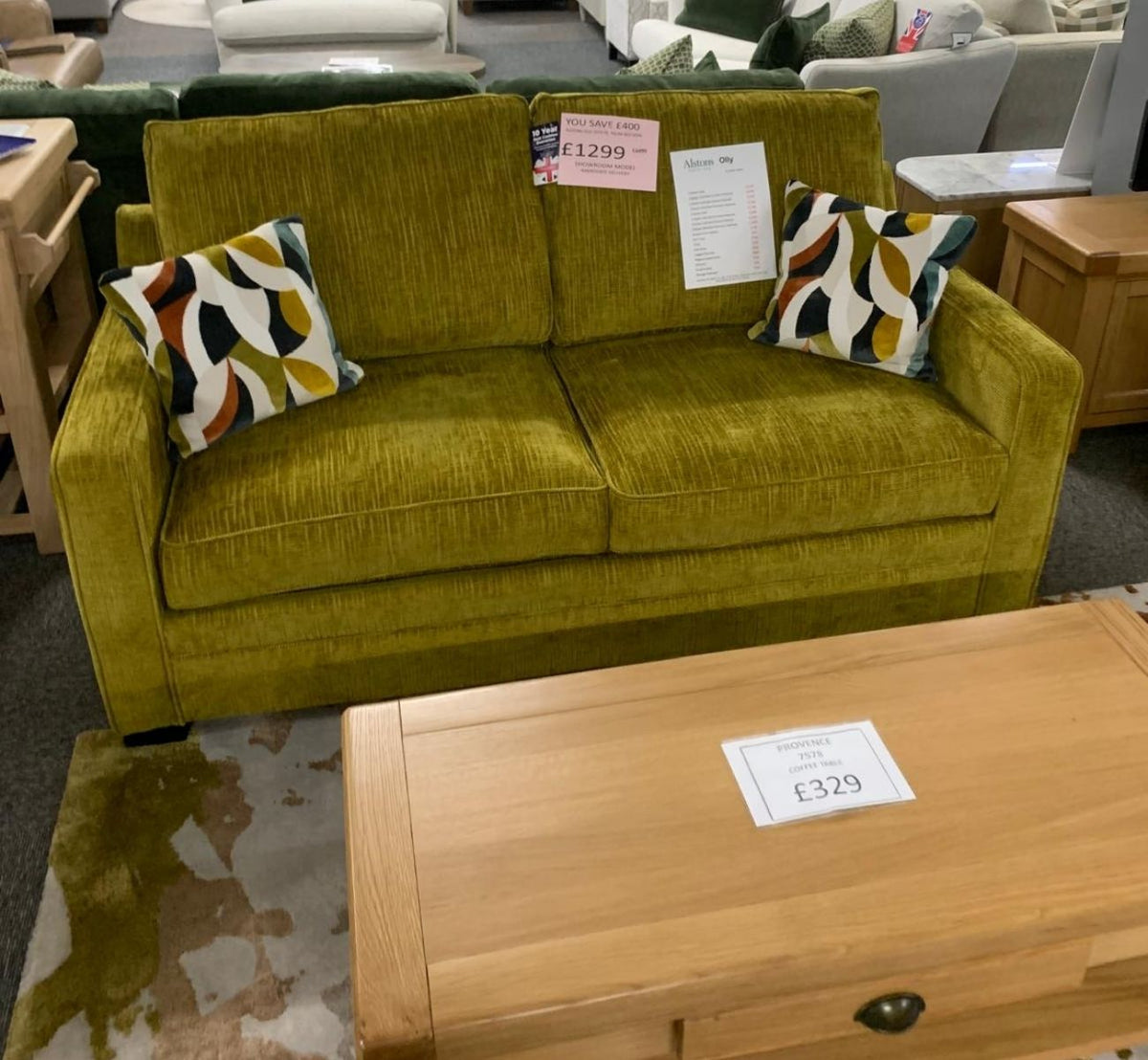 Ex-Display Olly 3 Seat Sofabed