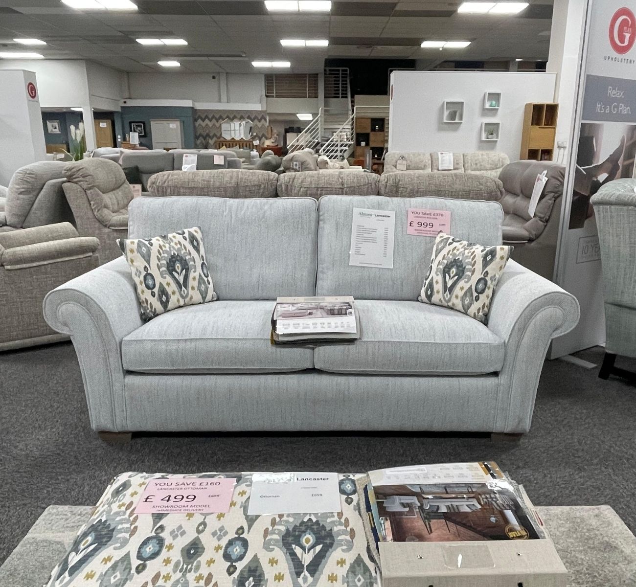 Ex-Display Lancaster 3 Seat Sofa Bed