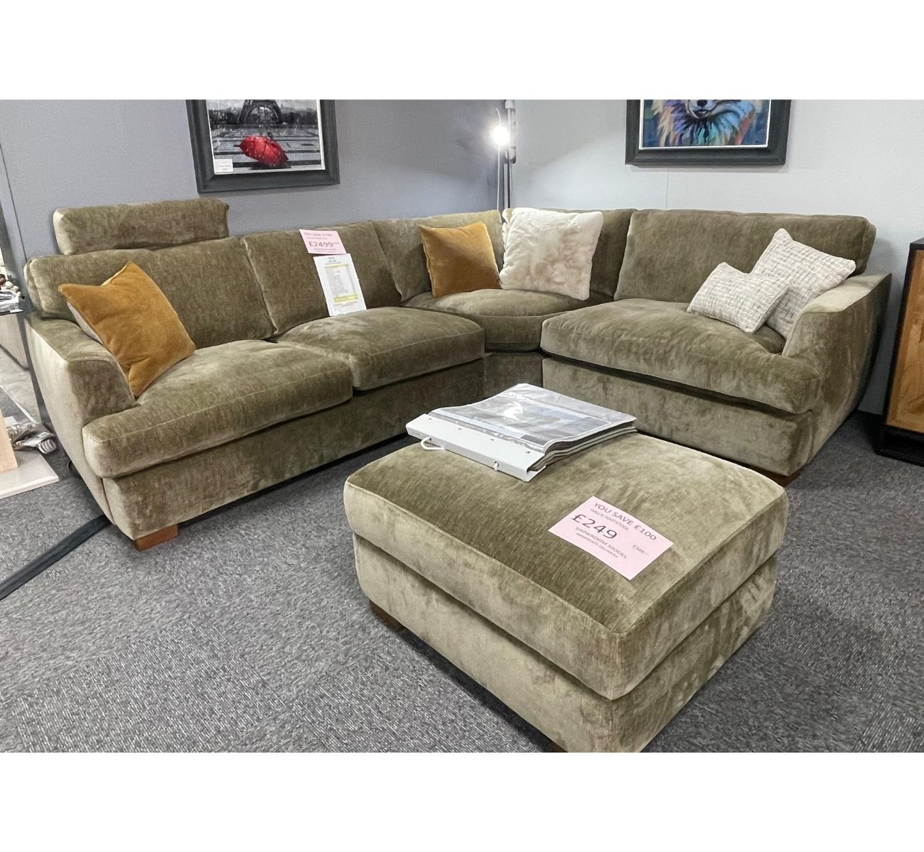 Ex-Display Hallie corner group Sofa