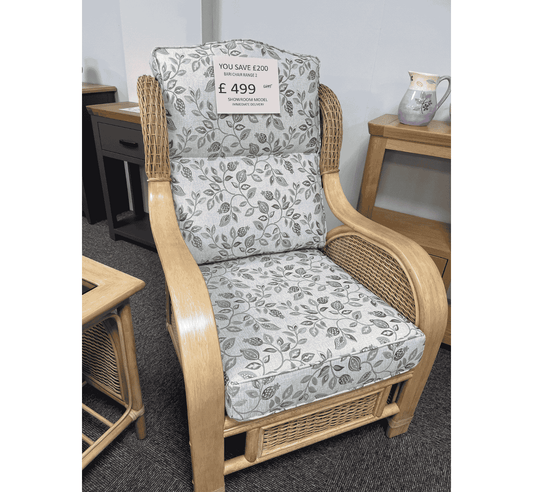 Ex-Display Bari Cane Arm Chair