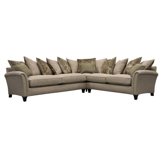 Devonshire Grand Corner Sofa with Pillow Back Cushions