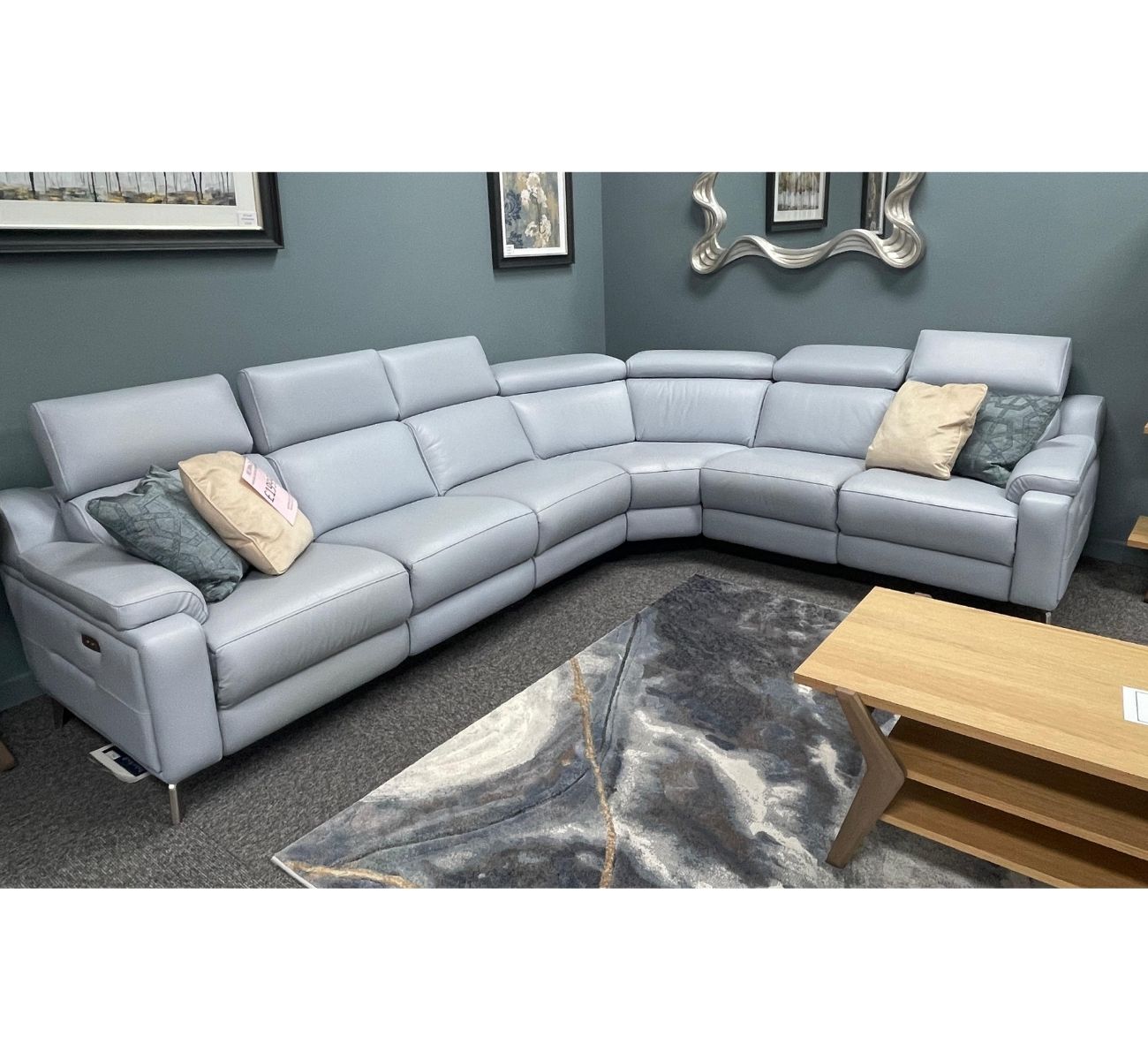 Pre-Owned Leather Corner Sofa