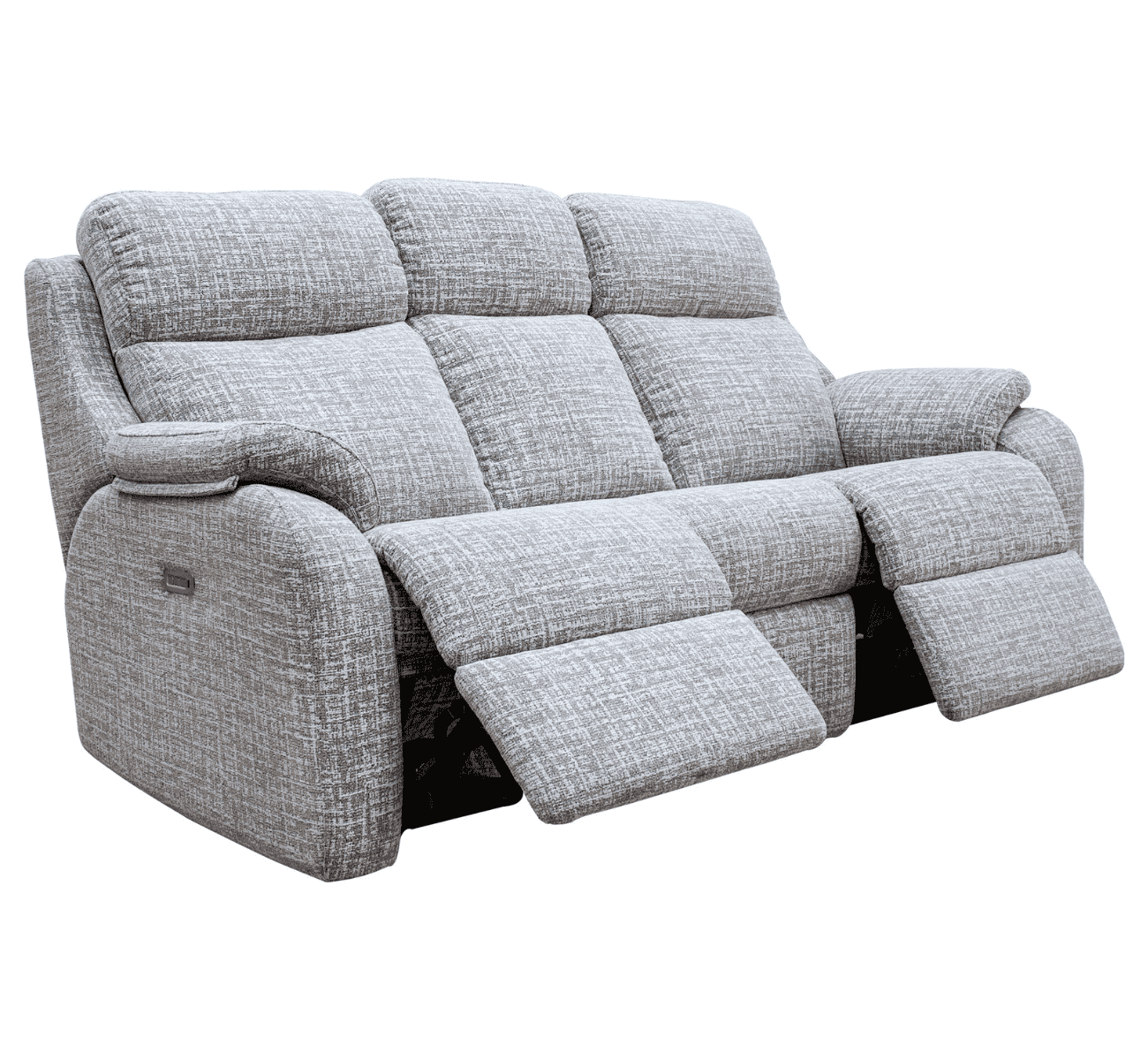 Kingsbury Double Power Reclining 3 Seat Sofa
