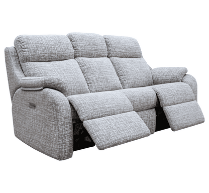 Kingsbury Double Power Reclining 3 Seat Sofa