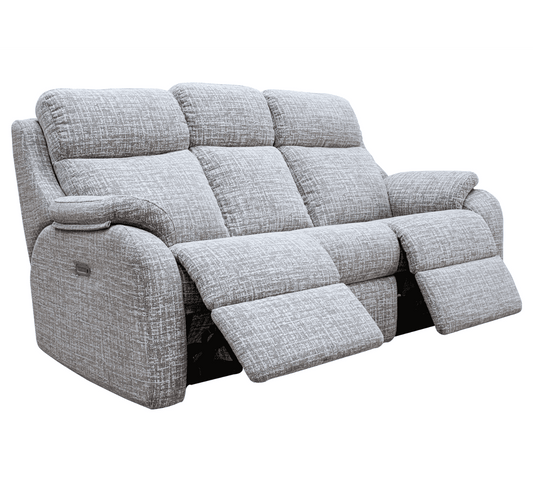 Kingsbury Double Manual Reclining 3 Seat Sofa