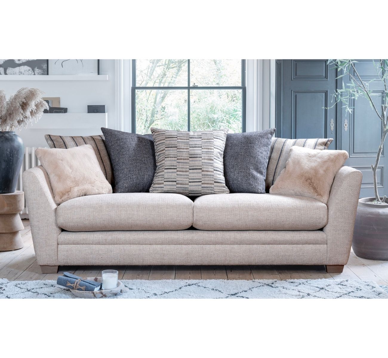 Rochelle Grand Sofa - Pillow Back