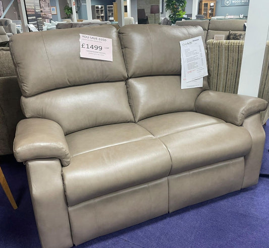 Ex-Display Newstead 2 Seat Leather Sofa