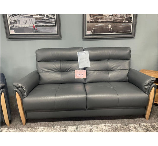 Ex-Display Mondello Large Leather Sofa