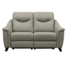 Olivia Small Leather 2 Seat Sofa