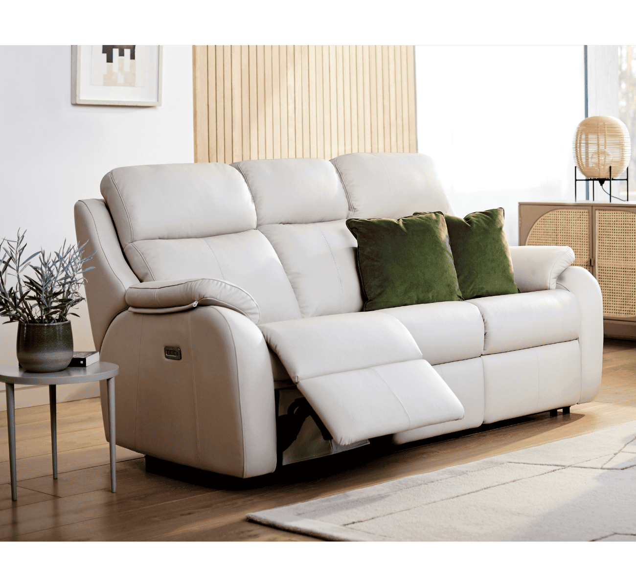 Kingsbury Double Power Reclining 3 Seat Sofa