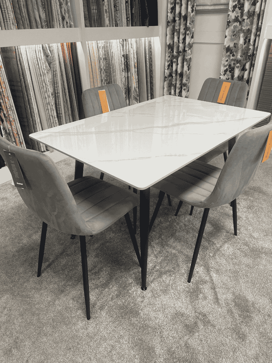 Ex-Display Lisbon 4 Seat Dining Set