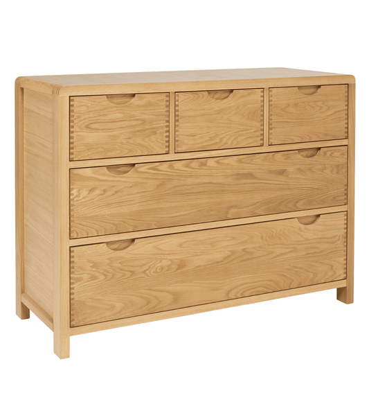 Bosco 5 Drawer Wide Chest