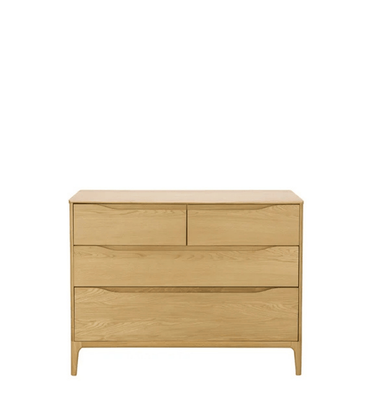 Rimini 4 Drawer Low Wide Chest