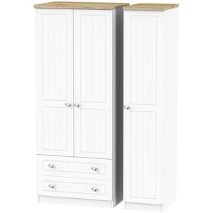VIE131 Triple 2 Drawer Robe