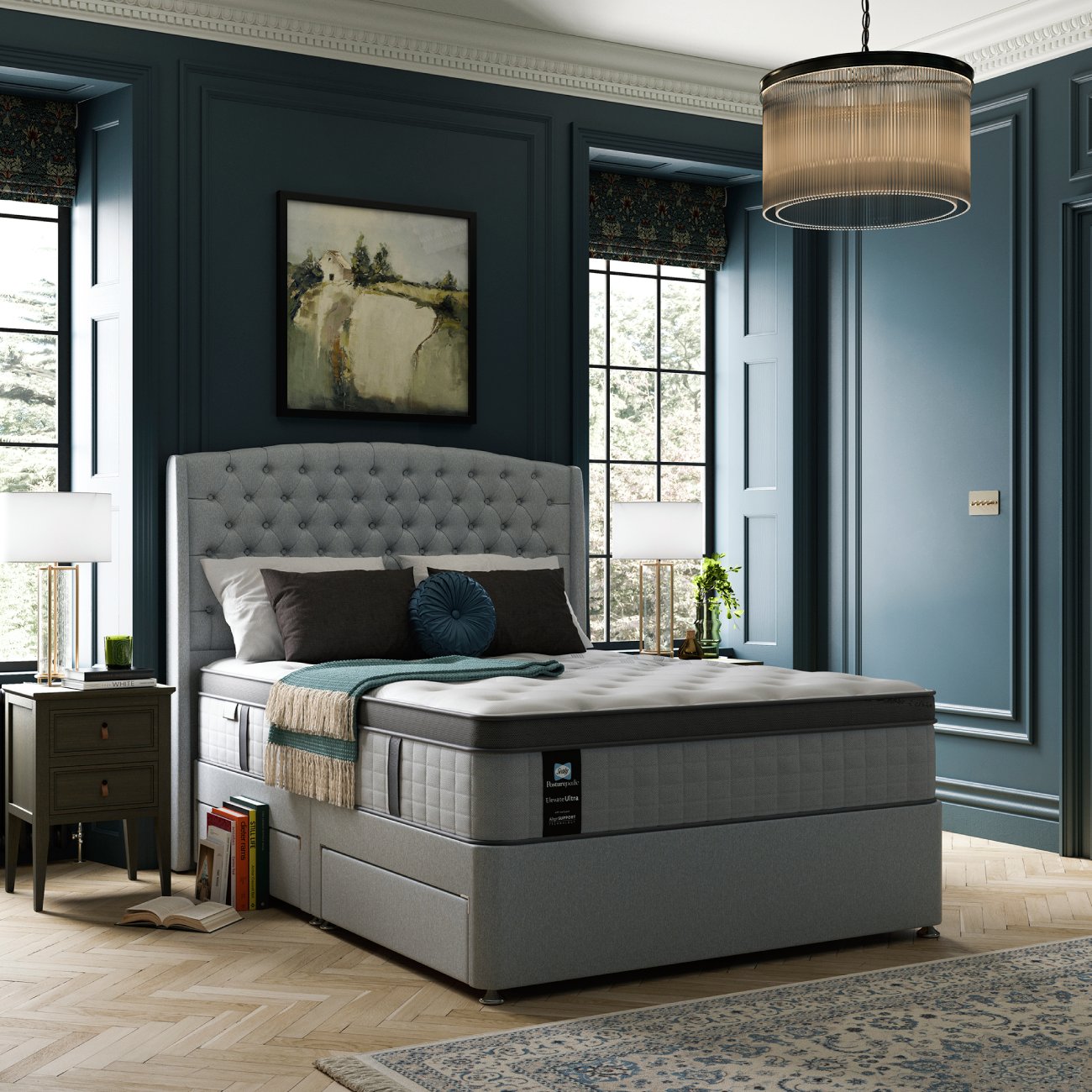 Sealey Turing Kingsize Ottoman Bed