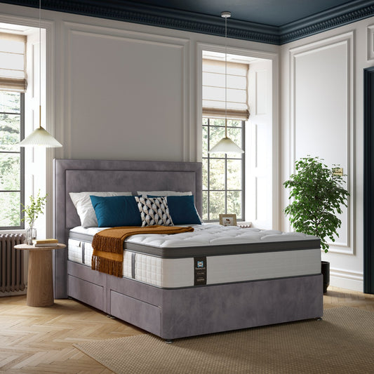 Sealey Hawking Kingsize Bed - 2 Drawer Divan Set