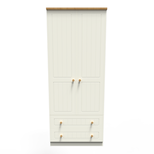 WAR061 2ft6in 2 Drawer Robe