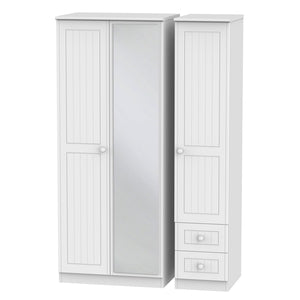 Triple Mirror + Drawer Robe