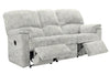 Chloe Manual Double Reclining 3 Seat Sofa