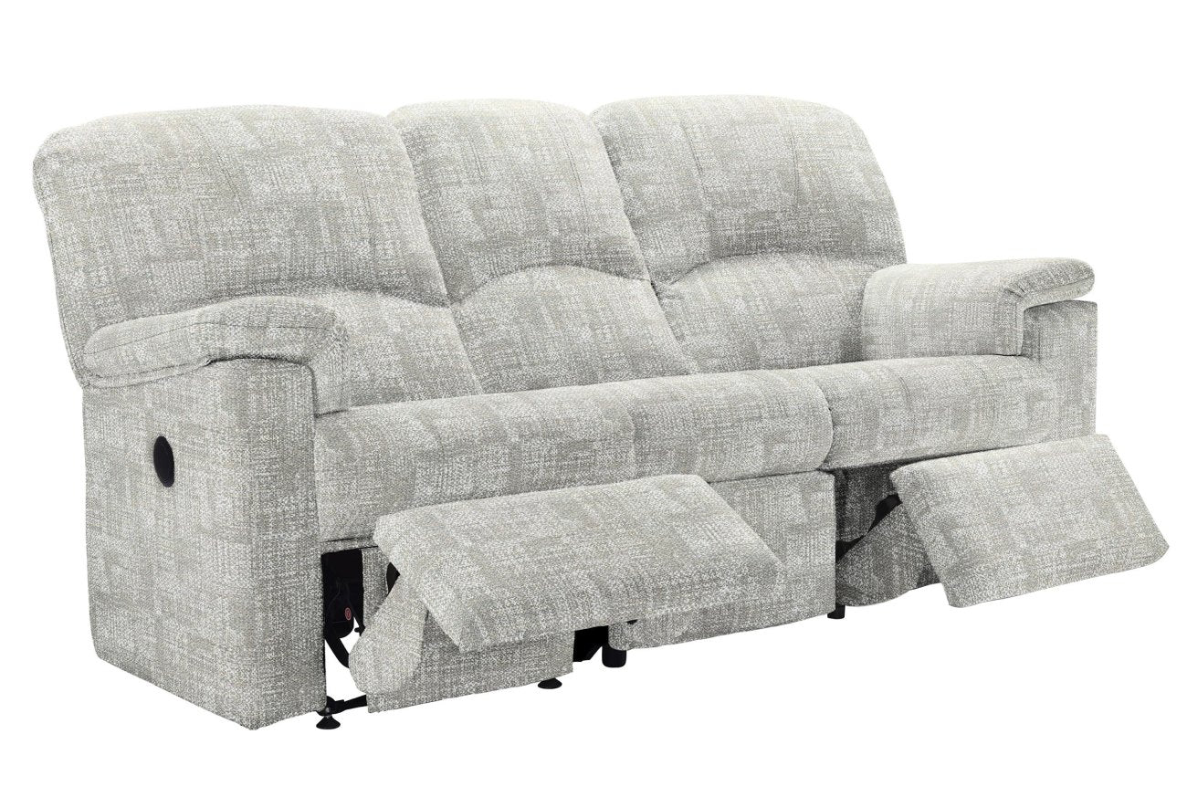 Chloe Power Double Reclining 3 Seat Sofa