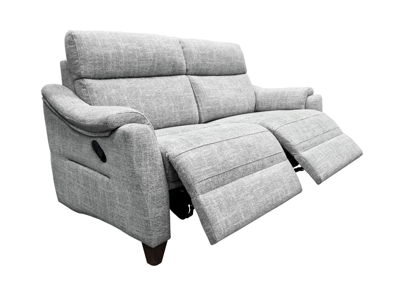 Hurst Manual Double Reclining Large Sofa