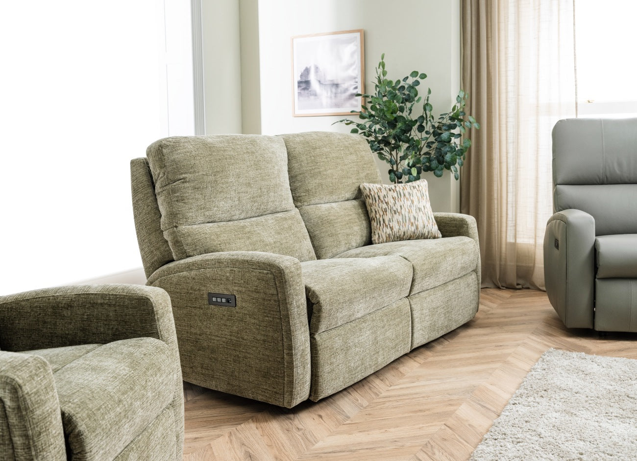Southwell Power Double Reclining 2 Seat Sofa